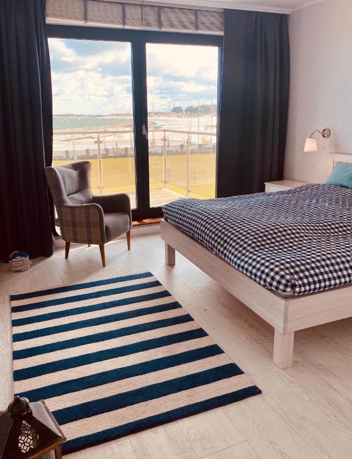Apartament Blekitny Przy Latarni Ujście-Darłowskie 外观 照片
