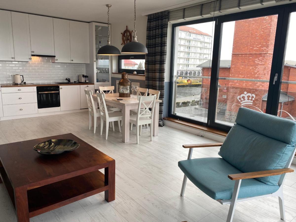 Apartament Blekitny Przy Latarni Ujście-Darłowskie 外观 照片