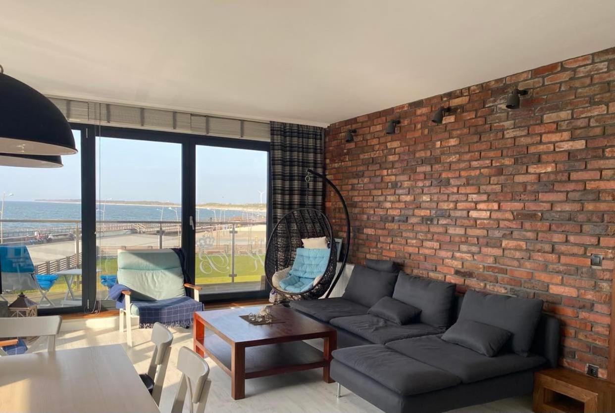 Apartament Blekitny Przy Latarni Ujście-Darłowskie 外观 照片